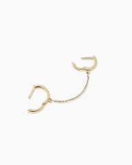 Diamond Double Huggie