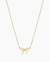 Diamond Put a Bow on it Necklace