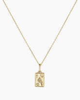 Diamond Ace Charm Necklace