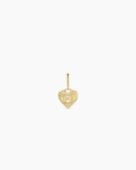 Vintage Heart Alphabet Parker Charm
