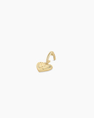 Vintage Heart Alphabet Parker Charm