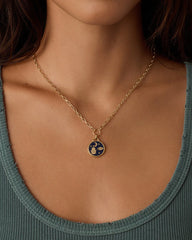 Good Vibrations Coin Necklace