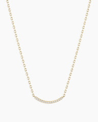 Diamond Taner Bar Mini Necklace