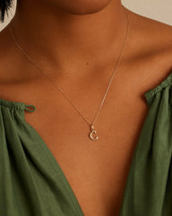 Diamond Vintage Alphabet Charm