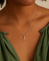 Diamond Vintage Alphabet Charm