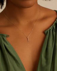 Diamond Vintage Alphabet Charm