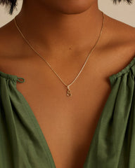 Diamond Vintage Alphabet Charm