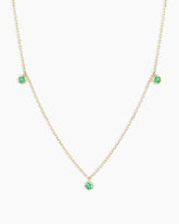 Classic Emerald Trio Necklace
