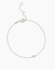 Diamond Pavé Alphabet Bracelet