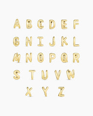 Alphabet Single Huggie