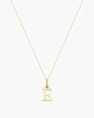 Diamond Vintage Alphabet Charm Necklace