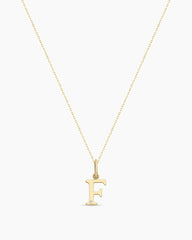 Diamond Vintage Alphabet Charm Necklace