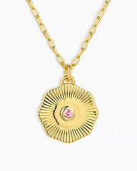 Birthstone Coin Necklace