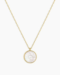 Sunset Etched Necklace