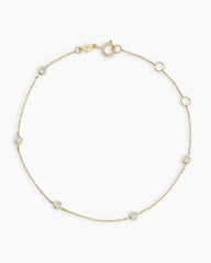 Classic Five Diamond Bracelet