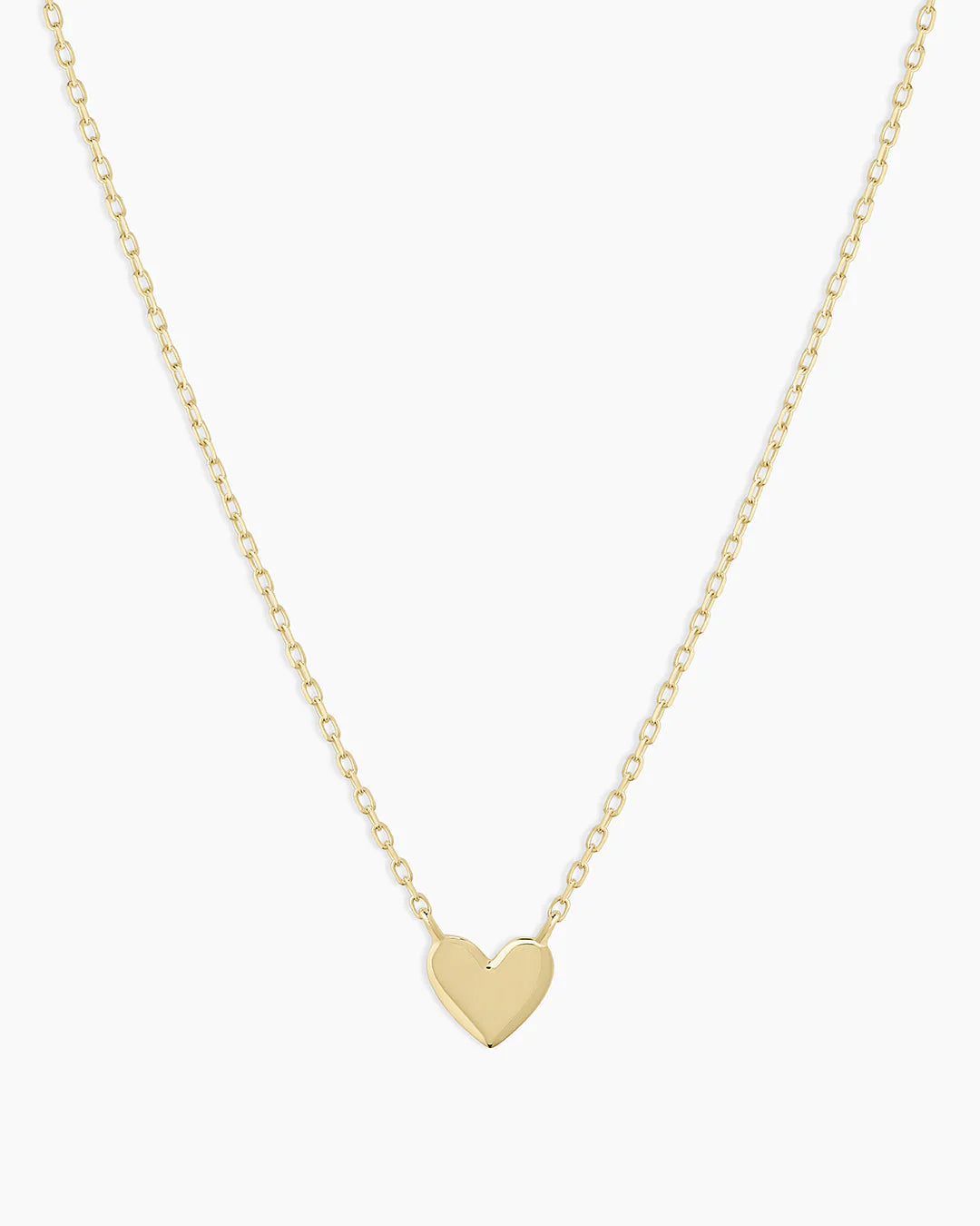 14k Gold Heart Mini Necklace