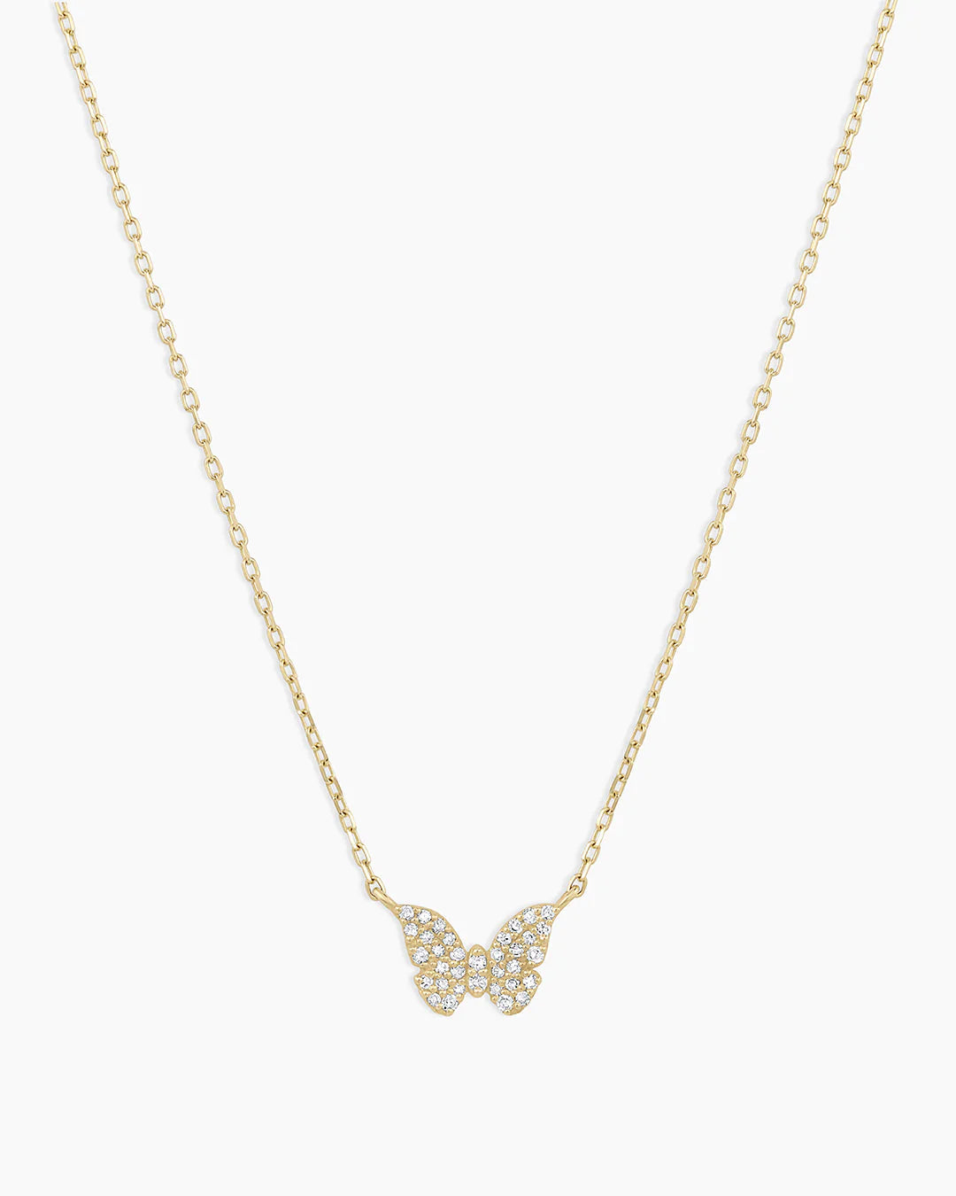 Diamond Butterfly Necklace