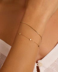 14k Gold Amour Bracelet