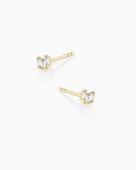 White Sapphire Amara Trio Studs