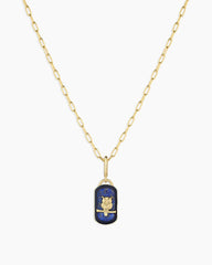 Power Gemstone Parker Charm Necklace Wisdom