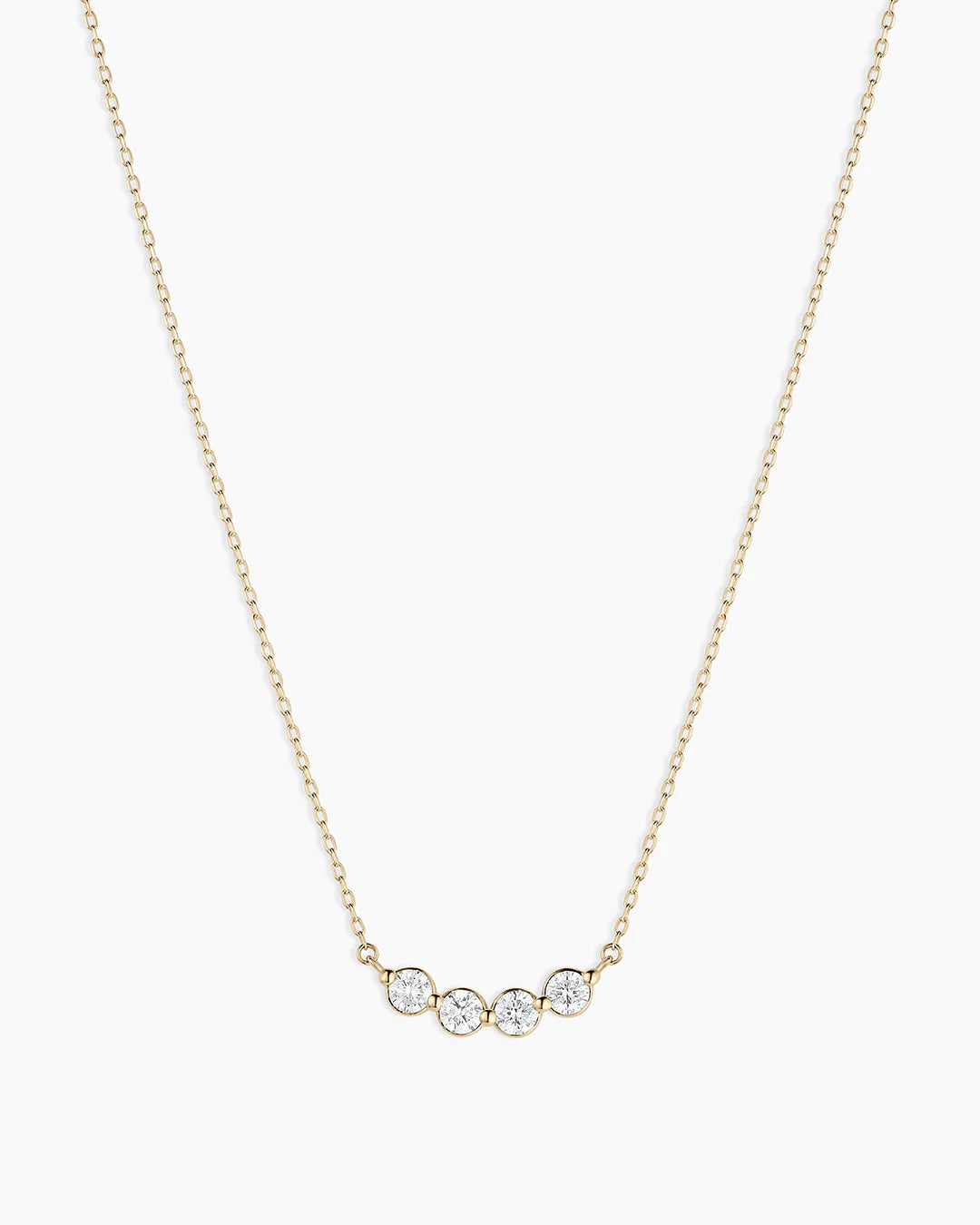 Lab Grown Diamond Halo Cluster Necklace