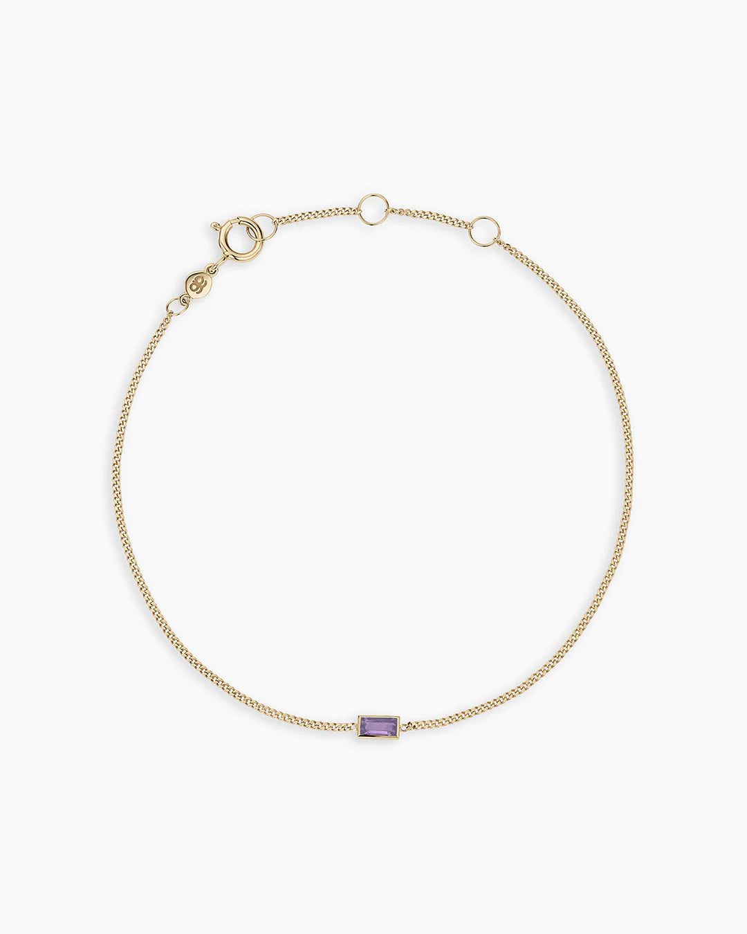 14k Gold Wilder Birthstone Bracelet