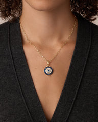 Vintage Evil Eye Coin Parker Charm