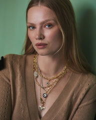 Vintage Evil Eye Coin Parker Charm