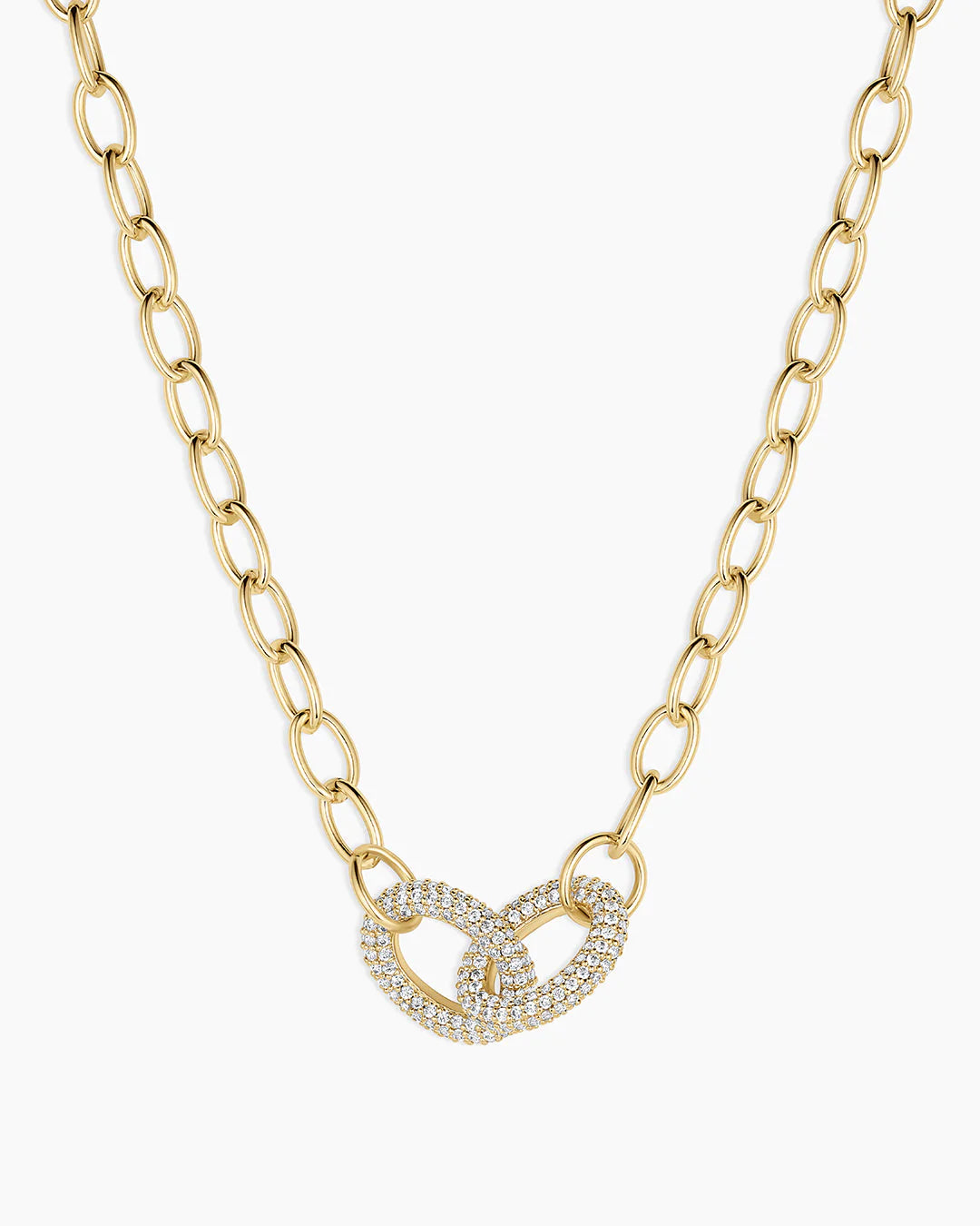 Lou Shimmer Interlocking Necklace