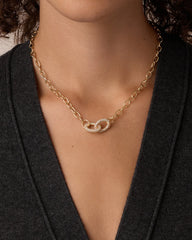 Lou Shimmer Interlocking Necklace