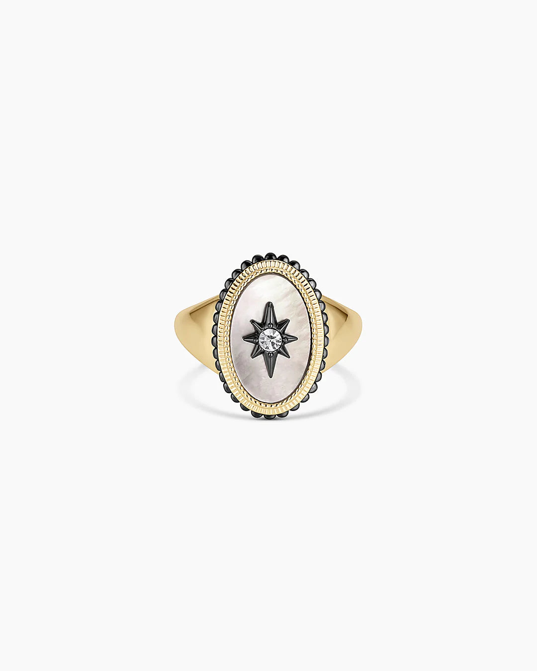 Vintage Burst Coin Ring
