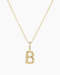 Crew Alphabet Statement Charm Necklace