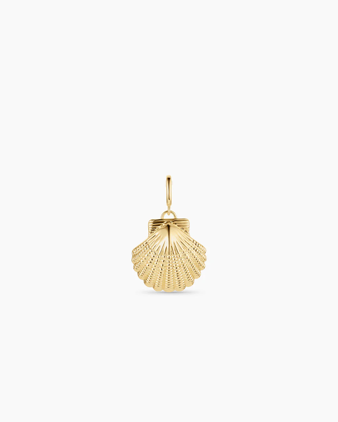 Gold Scallop Shell Parker Charm