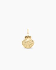 Gold Scallop Shell Parker Charm
