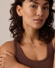 Diamond Put a Bow on it Single Stud