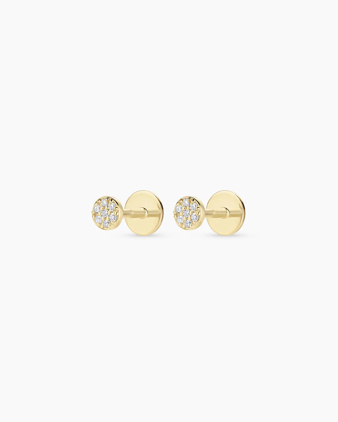 Diamond Pavé Flat Back Studs