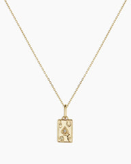 Diamond Ace Charm Necklace