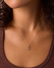 Diamond Ace Charm Necklace