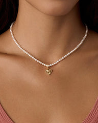 Vintage Heart Alphabet Parker Charm